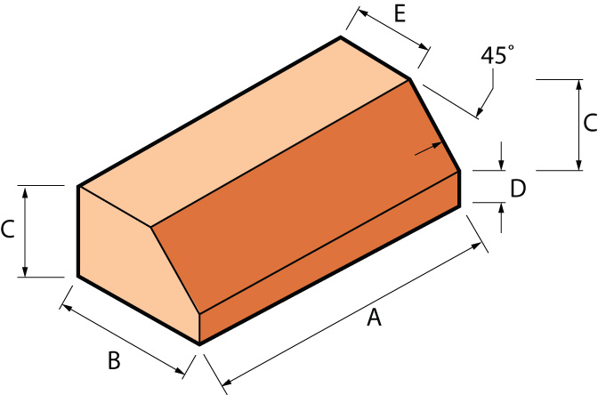 Special Shaped Bricks - PL.3 PLINTH STRETCHER