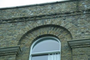 An example of semi-circular brick arches built and supplied by Apex.