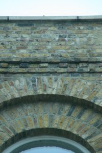 Details of semi-circular brick arches built and supplied by Apex.