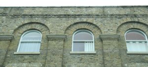 Examples of semi-circular brick arches built and supplied by Apex.
