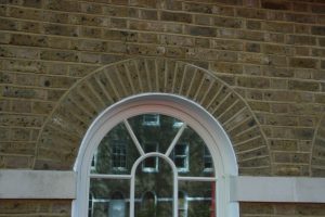 Details of semi-circular brick arches built and supplied by Apex.