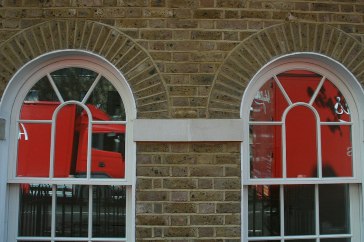 Examples of semi-circular brick arches built and supplied by Apex.