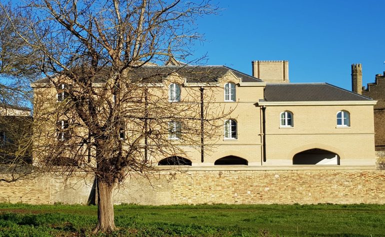 Structural brick arches at Peterhouse College Cambridge