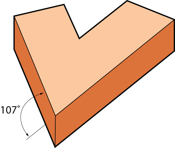 Special Shaped Bricks - NON-STANDARD ANGLES